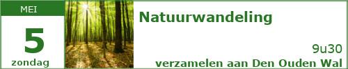  natuurwandeling 5 mei